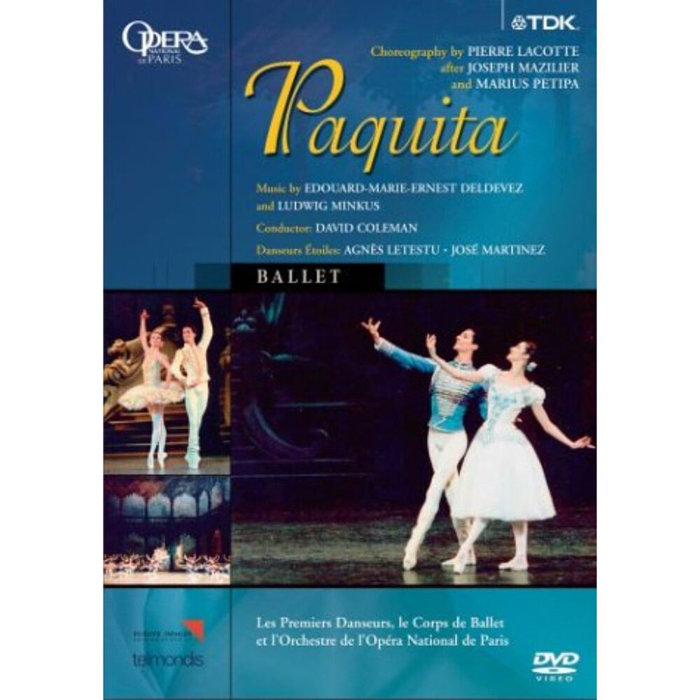 Minkus - Paquita / Letestu, Martinez, Paquette, Wilk, Coleman, Paris Opera DVD